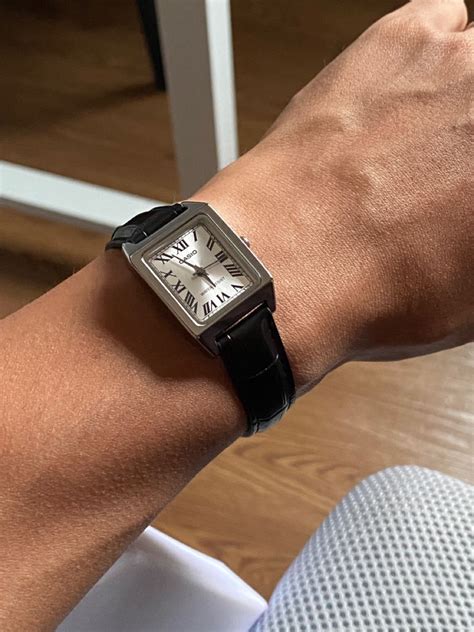 casio cartier tank watch